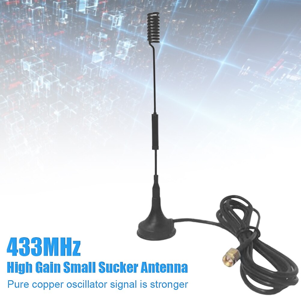 Wireless Antenna High Gain Small Sucker Antenna with Pure Copper Mast