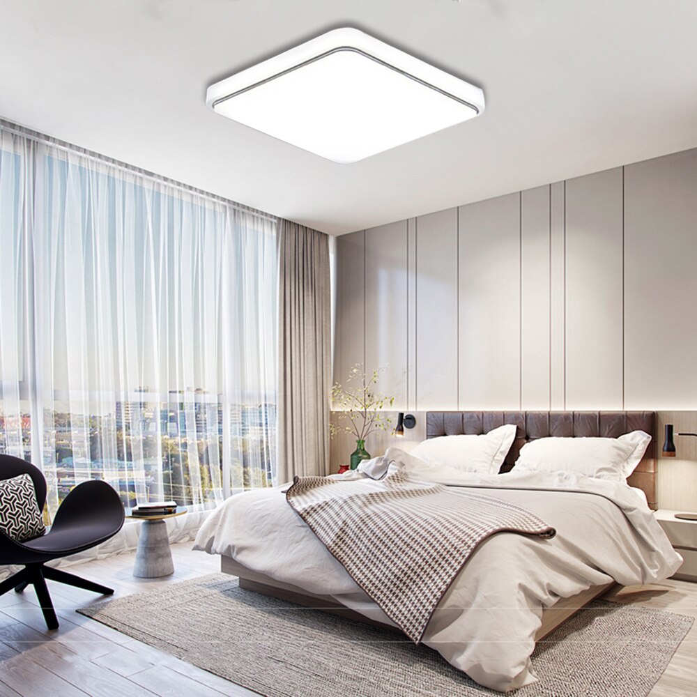 LED Plafond Verlichting 24W 1000LM Moderne Lamp Vierkante Inbouw Armatuur Verlichting voor Woonkamer Slaapkamer Keuken Studie Balkon