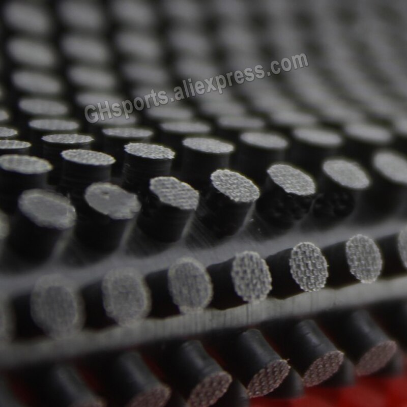 Flying Dragon Pips-long Table Tennis Rubber (Super Big Pips, No ITTF) Long Pips Ping Pong Rubber Topsheet OX