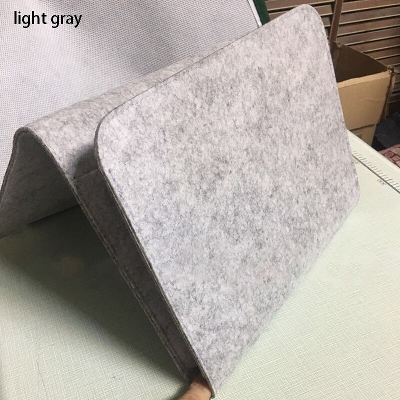 Bed Hanging Bag Pure Clor Mattress Holder Bag 27*7*22CM Hanging Type 1Pcs Felt Bedside Caddy Bedroom Organiser Storage Dispenser: light gray