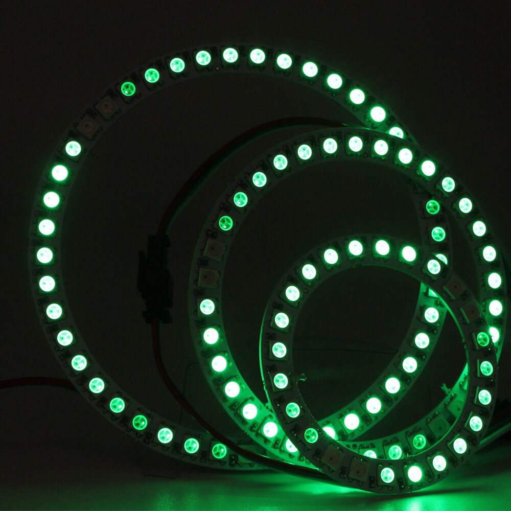 WS2812B DIY RGB LED Ring 8 16 24 35 45 Pixels WS2812 Round LED Modules SK6812 5050 Built-in RGB Addressable DC5V LED Circle Ring