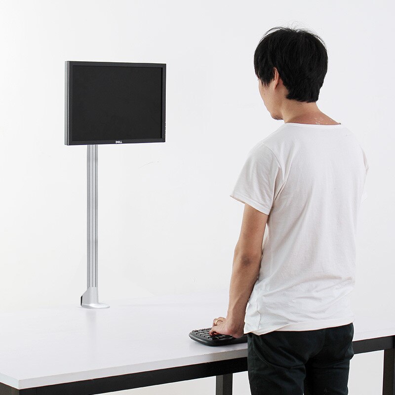 Eastern LCD Computer Display Bracket Double Screen Rotary Arm Table Base Expansion Universal Universal Holeless H101