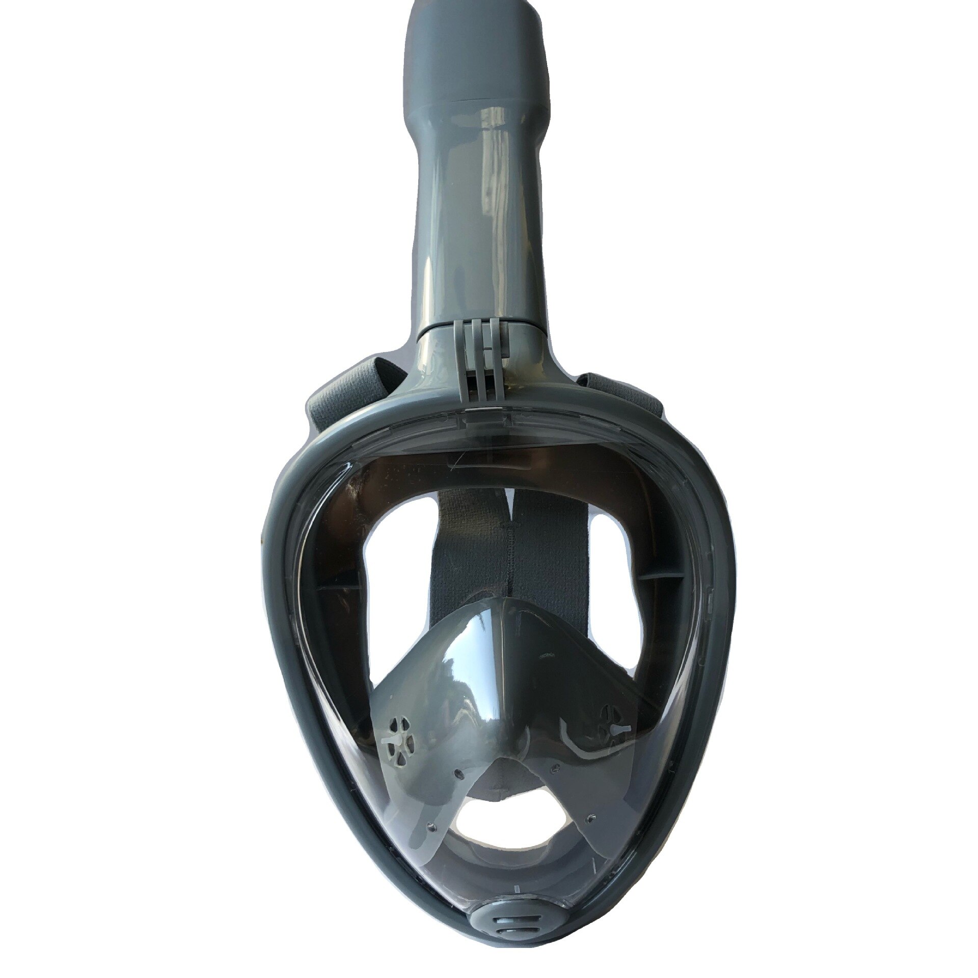 Scuba Diving mask silicone pelle secca dive occhialini lo snorkeling maschera Anti-fog nuoto Per Adulti e bambini maschera di Pesca In Apnea occhiali: Grigio scuro / S/M