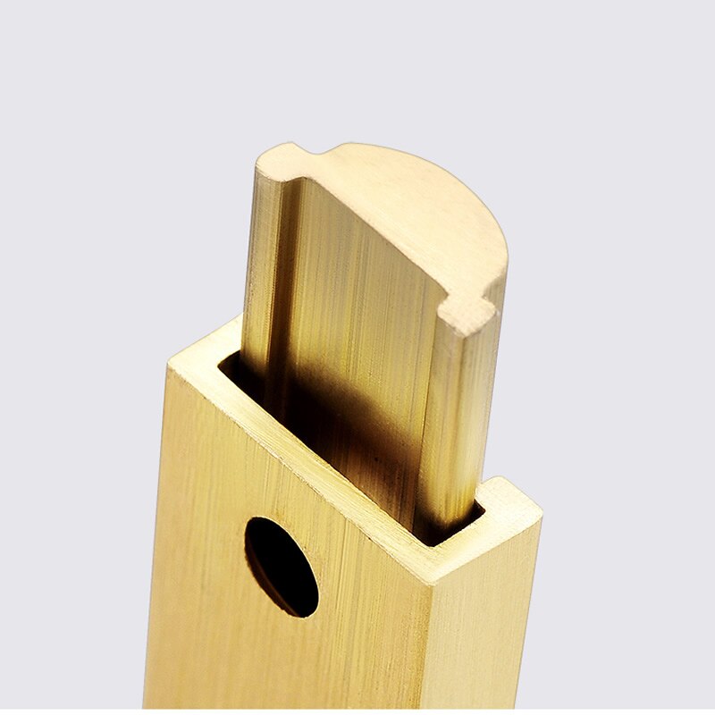 Verrou en laiton monté en surface, serrure de porte Invisible, boulon, solide et robuste, simple, solide et robuste
