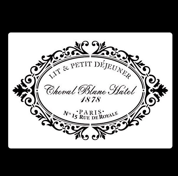 A4 size Stencil for Wall Painting Scrapbooking Stamp Album Decorative Embossing Craft Paper DIY Flower Label Stencils: 721