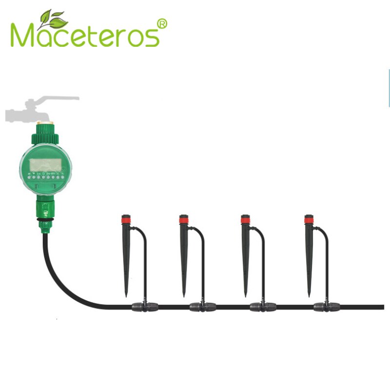 Automatic Watering System Intelligent Timing Waterproof Solenoid Valve Control Watering Device Garden Drip Irrigation Series