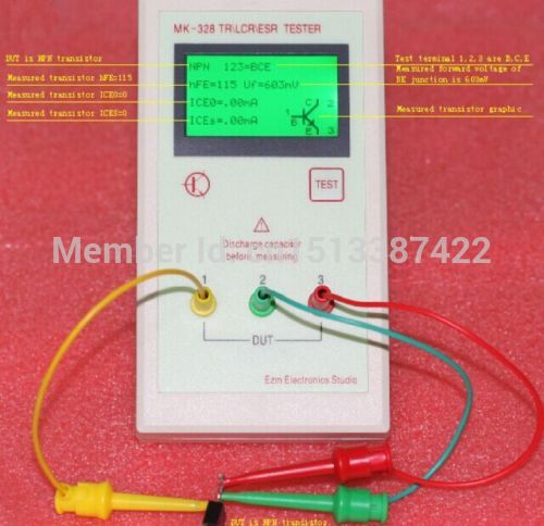 MK-328 TR LCR ESR Tester transistor inductance capacitance resistance ESR meter