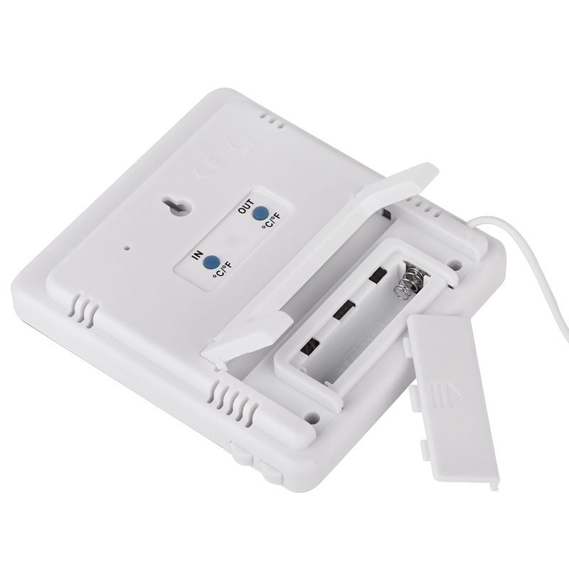 In & Out Two Channels Thermo-Hygrometer Digital LCD Electronic Temperature Humidity Meter Weather Station Thermometer Hygrometer