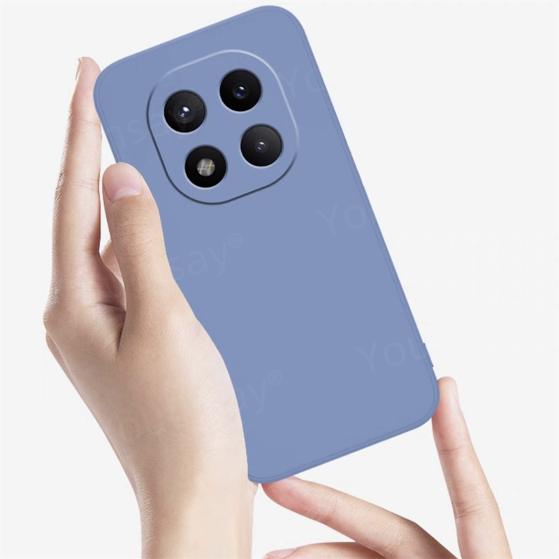 Pour Redmi Note 14 Pro Plus 5G Coque Redmi Note 14 Pro + Plus Coque Funda Coque Original Silicone Liquide Souple TPU Téléphone Pare-chocs