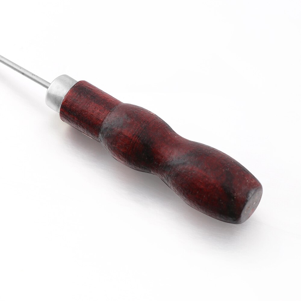1/3Stck DIY Leder Zelt Nähahle Stift Holz Griff schlagen See Reparatur Handwerk Werkzeug Hand Hefter nadel Hefter