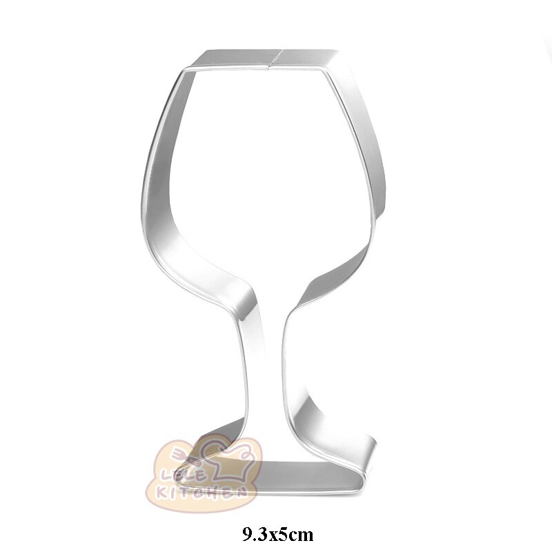 1 Uds boda hornear cóctel vino tinto de uvas cortadores de galletas Moldes de Metal caramelo galleta molde decoración de tarta fondant herramientas pastelería