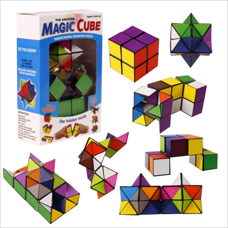 Unendlichkeit Magie Würfel 2 in 1 Kasten Anti betonen 3D Büro Hand kippen Vielzahl Würfel Erwachsene Puzzle Stressabbau Autismus spielzeug Für Art