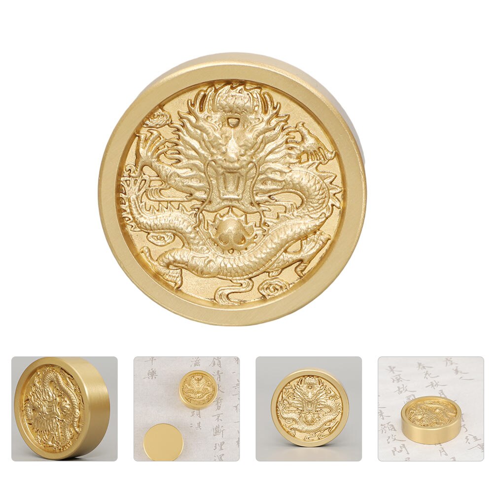 Round Paperweight Calligraphy Painting Paper Weight Portable Paperweight