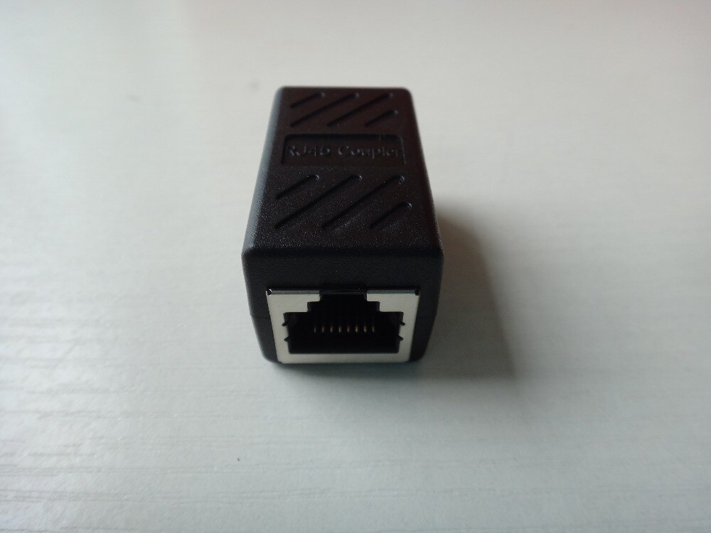 NEUE RJ45 Weibliche Zu Katze6 Netzwerk Ethernet LAN Verbinder Adapter Koppler Schwarz/Gelb/verrotten/Blau/Weiß: Orange