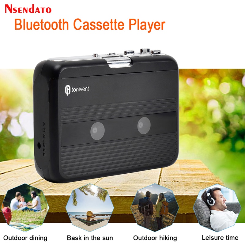 Draagbare Bluetooth Cassette Speler Fm Radio Bluetooth Cassette Player Tape Cassette Speler Fm-zender Voor Speaker Hoofdtelefoon