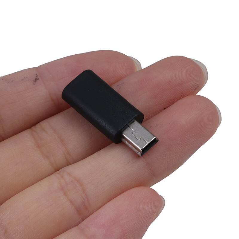 1Pc x Adapter Input Micro USB+Output Mini USB Micro USB Female to Mini USB Male