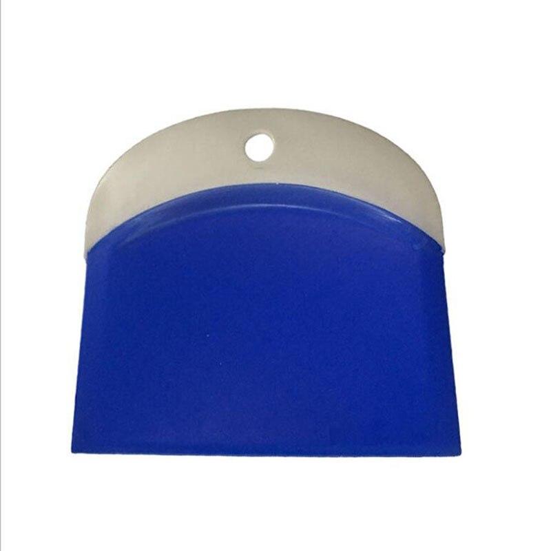 Kitchen Cutter Cake Spatulas Cake Pastry Spatulas Butter Scraper Trapezoidal Scraper Cake Tools Plastic Dough Scraper: blue