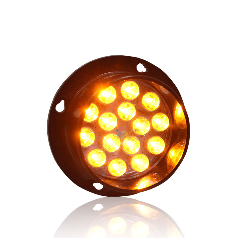 82mm lamp yellow flashing light arrow board parts 15pcs LED traffic light lens