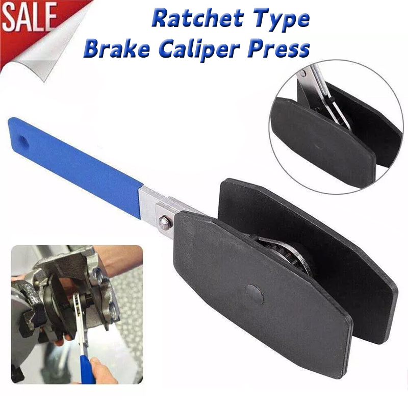 Bil skralle bremsestempel caliper sprederverktøy stålpresse enkelt tvilling firkant separatorpute skivebremsekaliper reparasjonsverktøy