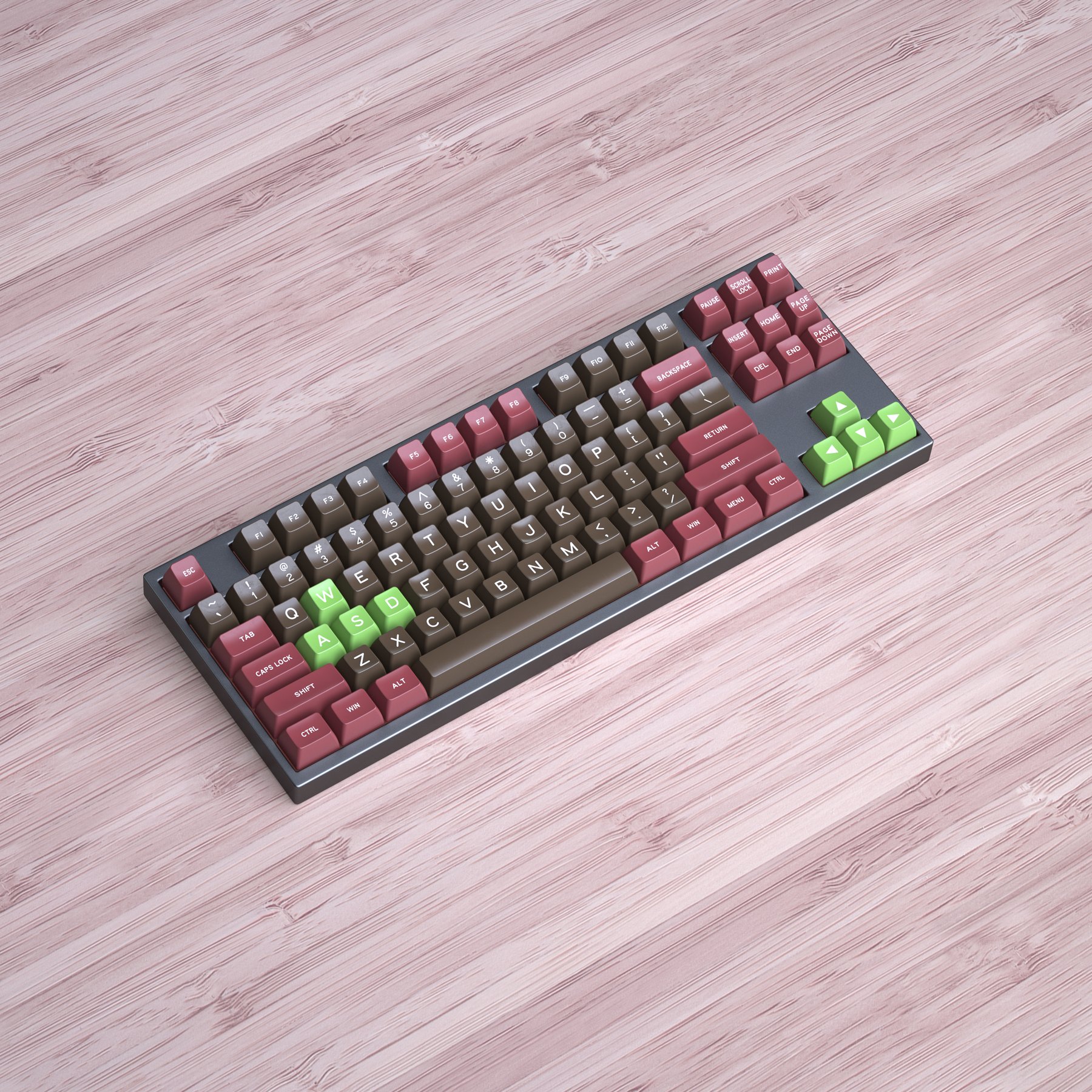 MAXKEY Retor Sa Keycaps Set ABS Doubleshot Key Cap Compatible For Cherry MX Switch Mechanical Keyboard 104 Key SA Profile