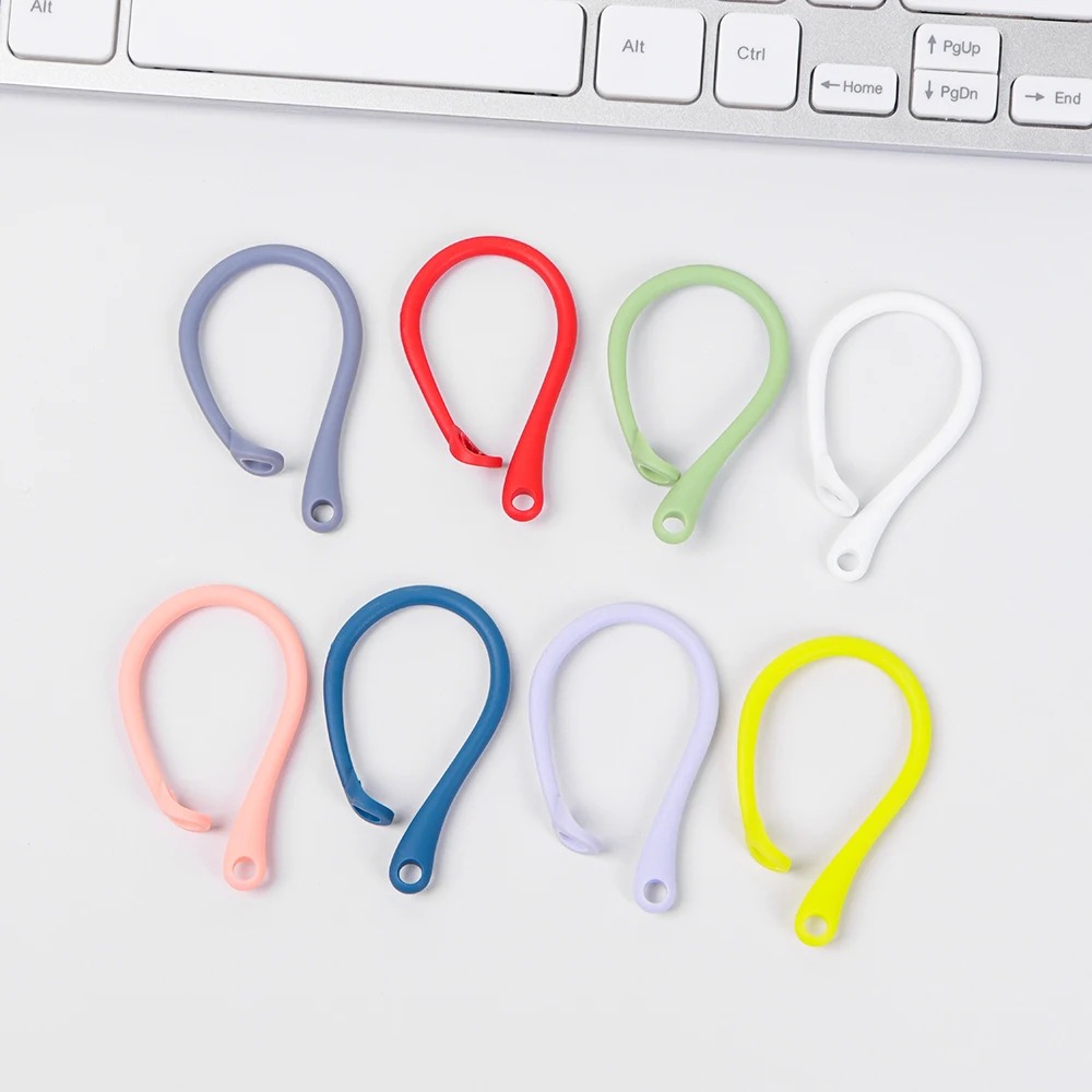 Almohadillas de silicona antipérdida para Apple AirPods 1, 2, 3 Pro, ganchos para las orejas, almohadillas para los oídos, accesorios inalámbricos con soporte para auriculares Bluetooth