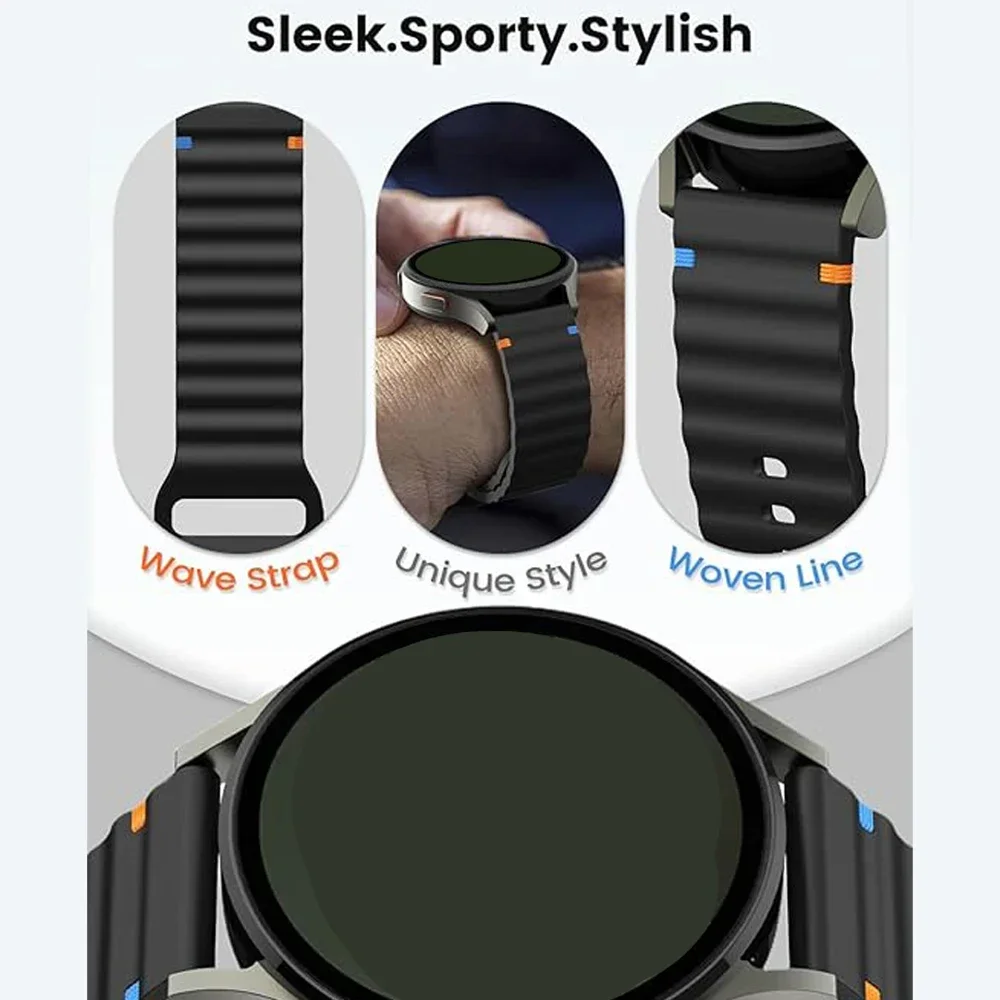 22 mm 20 mm Uhrenarmband für TicWatch Profi 3 Ultra/E2/S2/E/E3 Silikonbänder TicWatch Profi 3 Ultra GPS/LTE 4G S X GTX-Armbänder