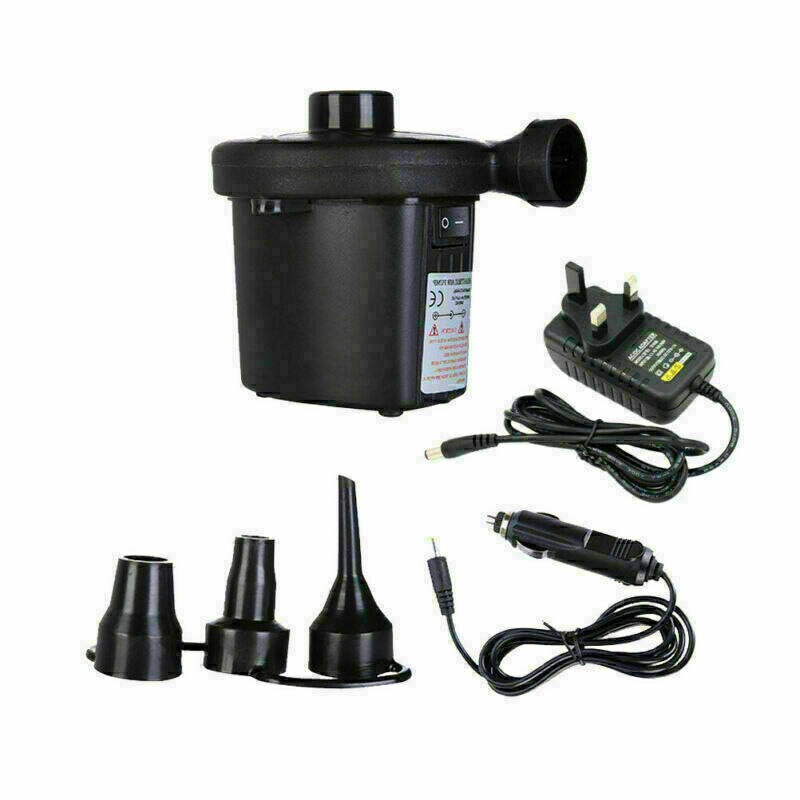 Inflatable Pump Electric Air Pump For Car Home Use Camping Inflator Portable Quick Filling Camping Bed Pool