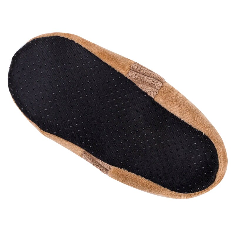 Men Soft Slippers House Floor Socks Anti-slip Indoor Winter Warm Slipper J55