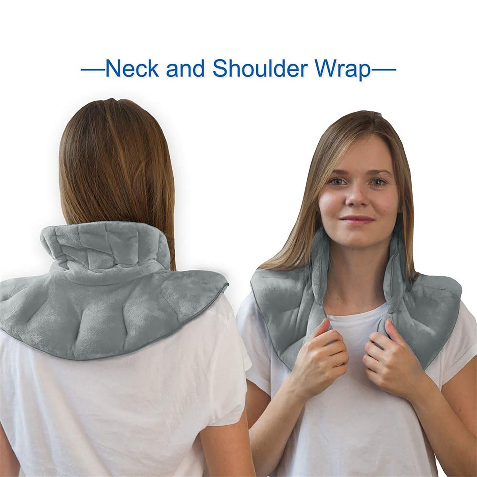 Weighted Microwaveable Heating Pads for Neck and ShouldeNatural Lavender Aromatherapy Stress Pain Relief Neck Wrap Winter Summer