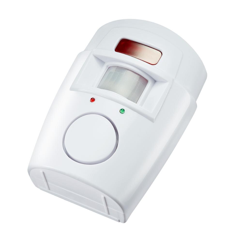 105db hjemmesikkerhed fjernbetjening pir mp alarm infrarød sensor tyverisikring bevægelsesdetektor alarmmonitor trådløst alarmsystem +2