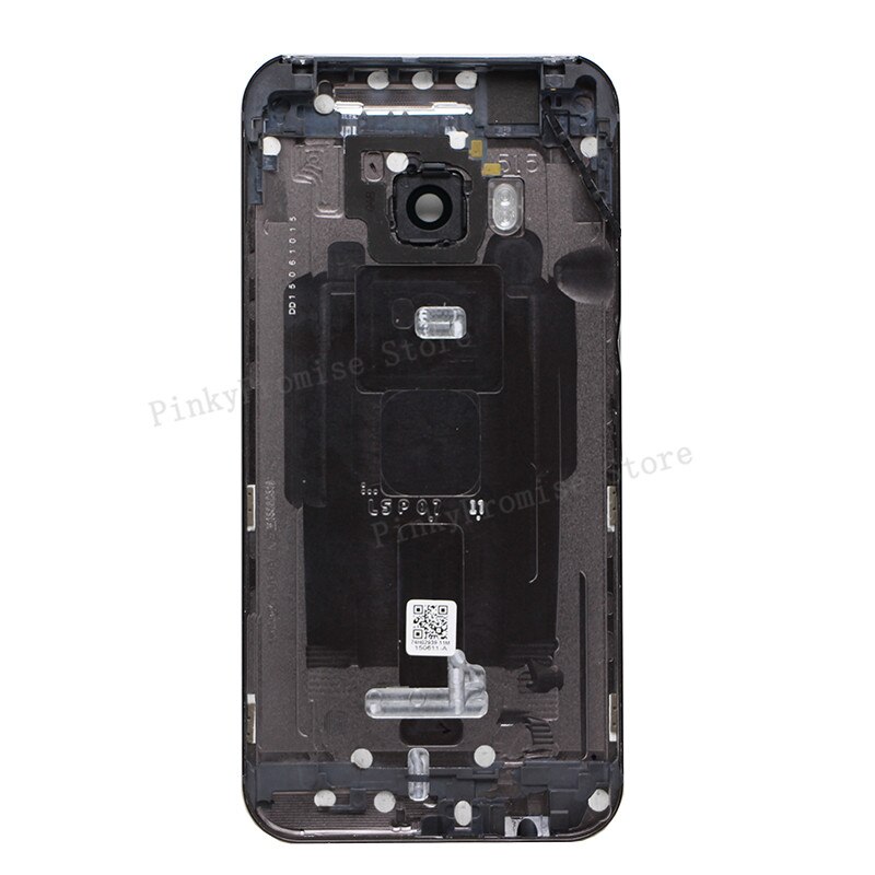 Metal Back Housing Door for HTC One M9 - Replacement Battery Cover with Volume + Power Buttons + Camera Lens