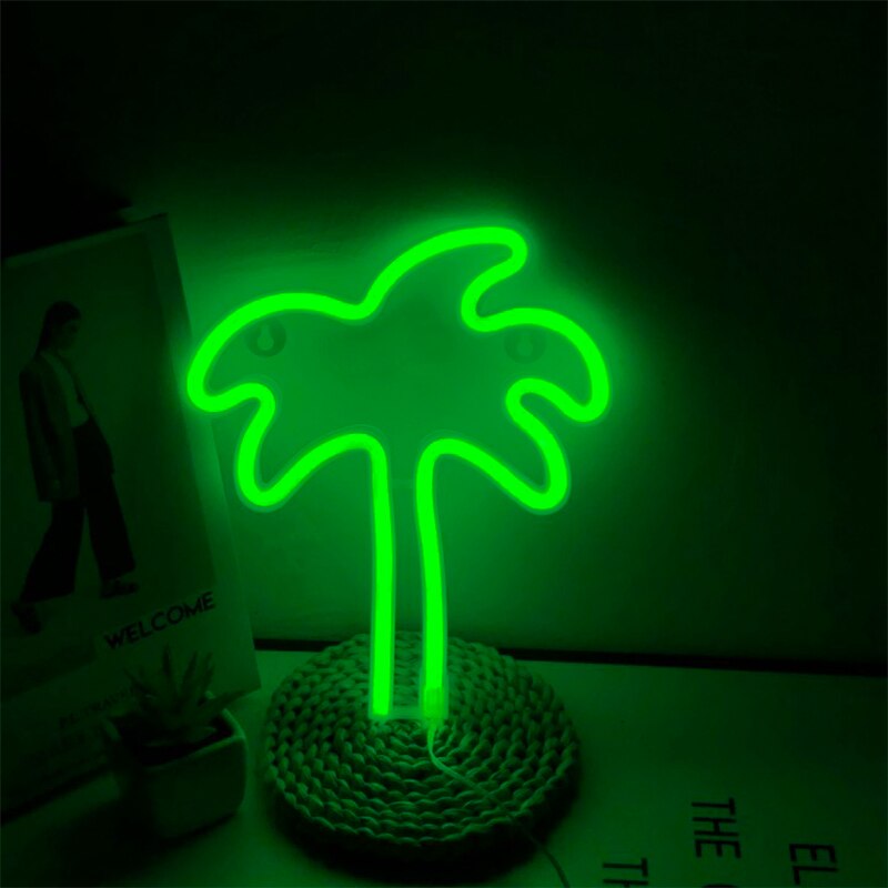 Lumière néon LED alimentée par batterie USB, lumières créatives, décoration pour chambre à coucher, fête de mariage, de noël: G009G
