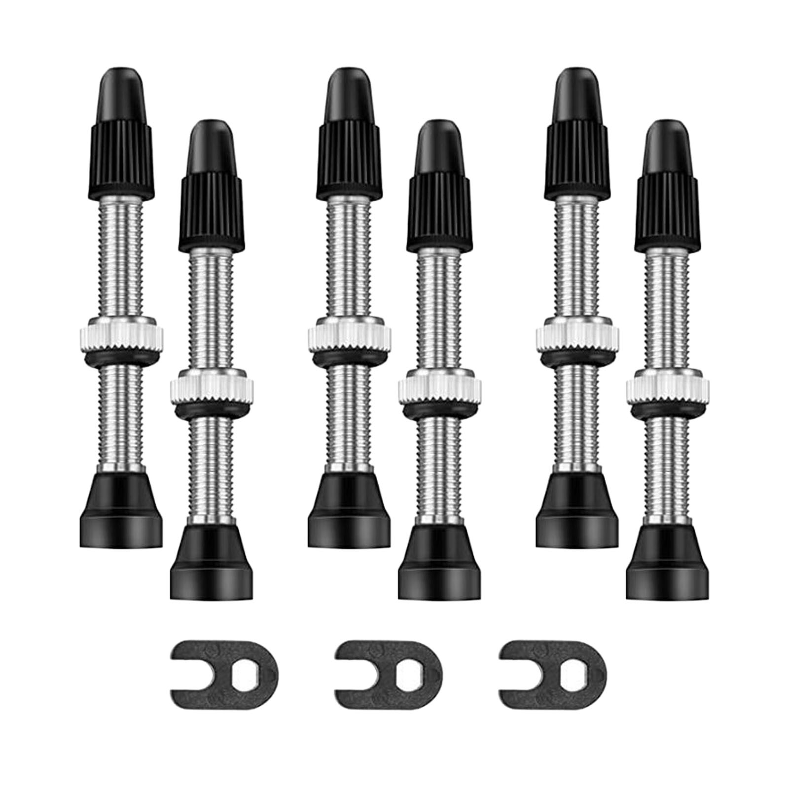 40Mm Presta Ventiel Kit Tubeless Met Ventiel Remover Tool En Caps Lichtgewicht Voor Mtb Racefiets Reparatie accessoires