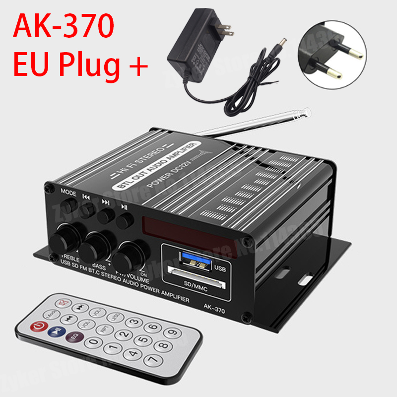 AK380/G8/AK370/AS22/280/AK270/AK170 800W 12V Home Car Hifi Amplificatori di potenza Stereo BASS Audio Altoparlante Classe D Car Home Sound Amp: green