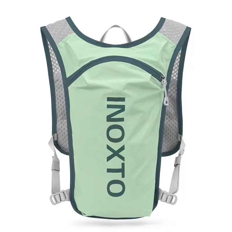 Topfight Brand INOXTO Outdoor Running Water Bags for Men Women 140g Bag 5L Water 1.5L Cycling Off-road Sports Jogging Backpack: Green