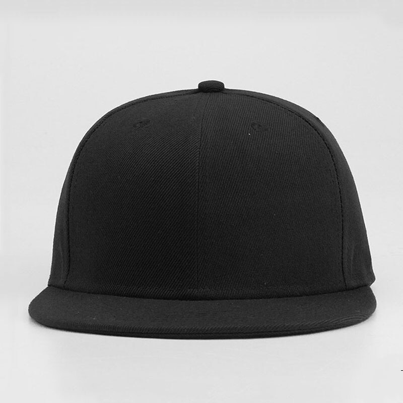 Solid sort hip hop flade hatte snapback seje mænd billige baseball kasketter kvinder casual kasket gorras planas hip-hop hat 16 farver