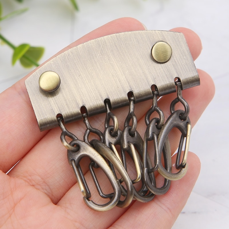 Gør-det-selv hummer låse clips taske nøglering krog nøglering pung pung tilbehør