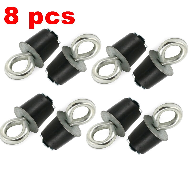 Polaris RZR Tie Down Anchor — Solid Mount Lock N Ride System, 2-Pack, Fits 1" Hole