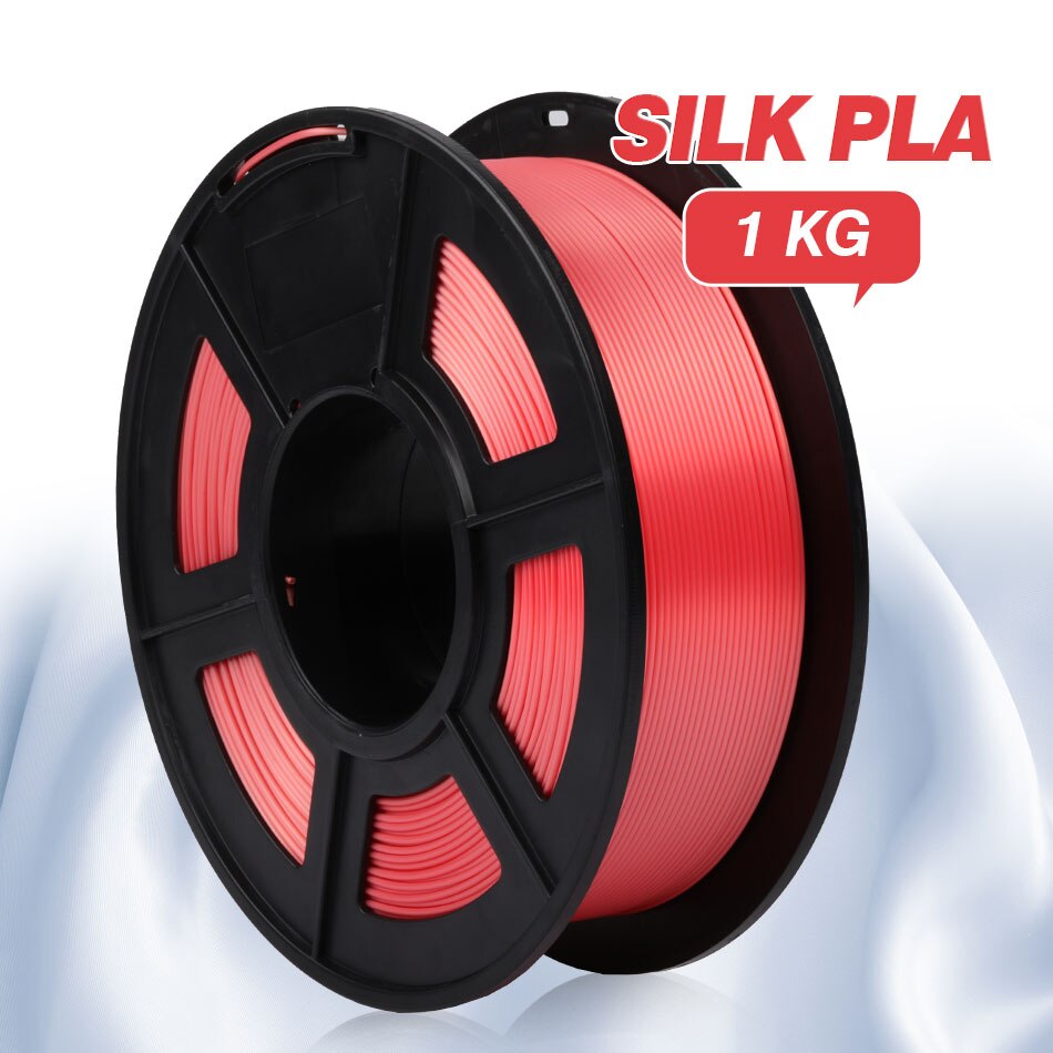 SUNLU 1,75mm Seide PLA Filament 1kg 3d Drucker Filament Seide Textur Kunststoff PLA 3d Druck Material: Silk Red