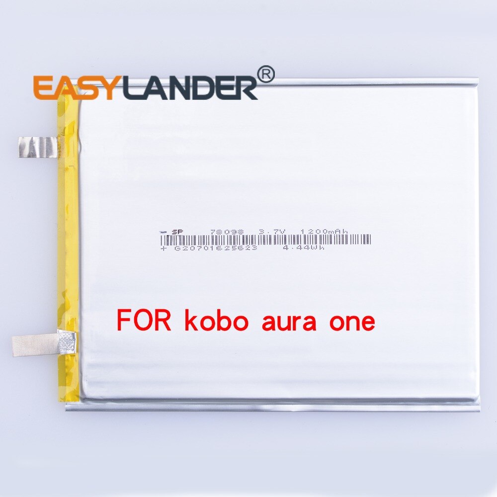 3.7V 1200Mah Oplaadbare Li Polymer Li-Ion Batterij Voor E-Book Reader Kobo Aura Een Batterij E-Inkt Batterij