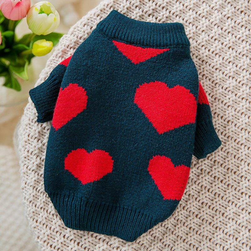Sweater met opdruk Hart en Hondenpootjes | Uniek Cadeau voor Haar