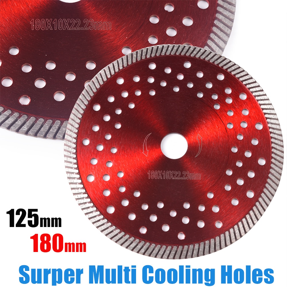 125/180mm Diamond Porcelain Tile Segment Wheel Marble Turbo Dry Cutting Blade Disc Ceramic Angle Grinder Wheel Saw Masonry Q30