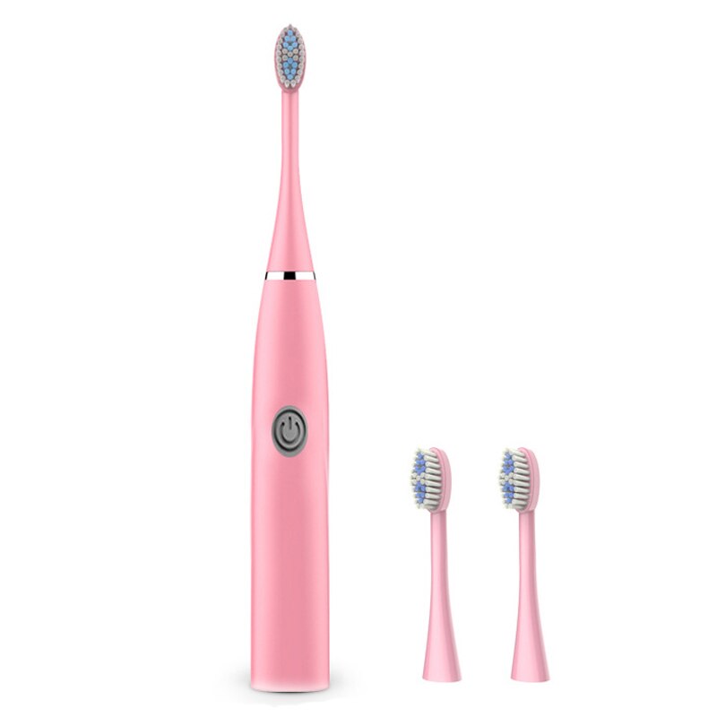 Elektrische Tandenborstel Voor Mannen En Vrouwen Paar Volwassen Huishoudelijke Batterijen Waterdicht Sonische Tandenborstel Vervanging Tanden Heads Set: P 3 brush head