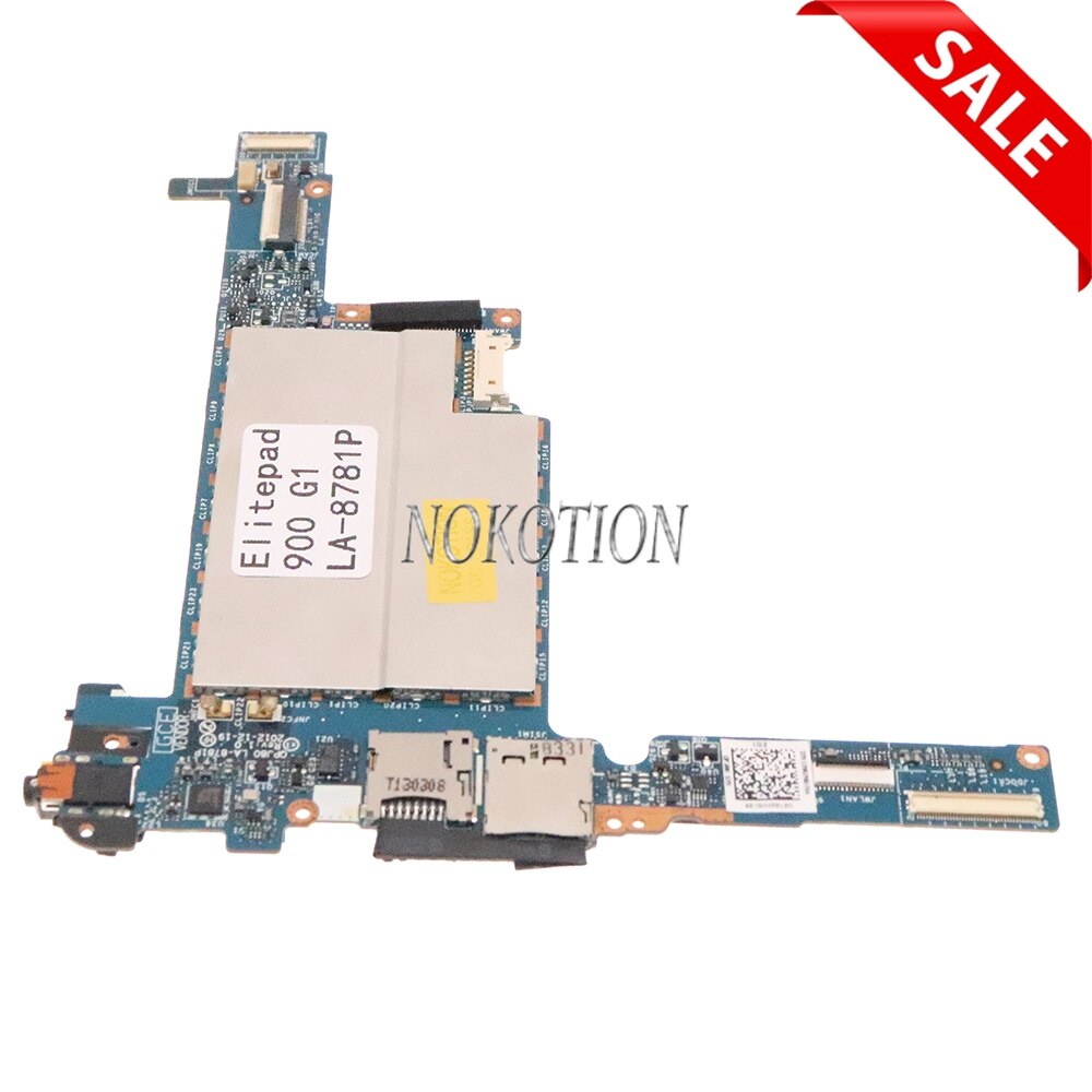 NOKOTION QPJ80 LA-8781P 724353-001 724353-501 724353-601 For HP ElitePad 900 G1 Tablet Laptop Motherboard Atom CPU Full tested