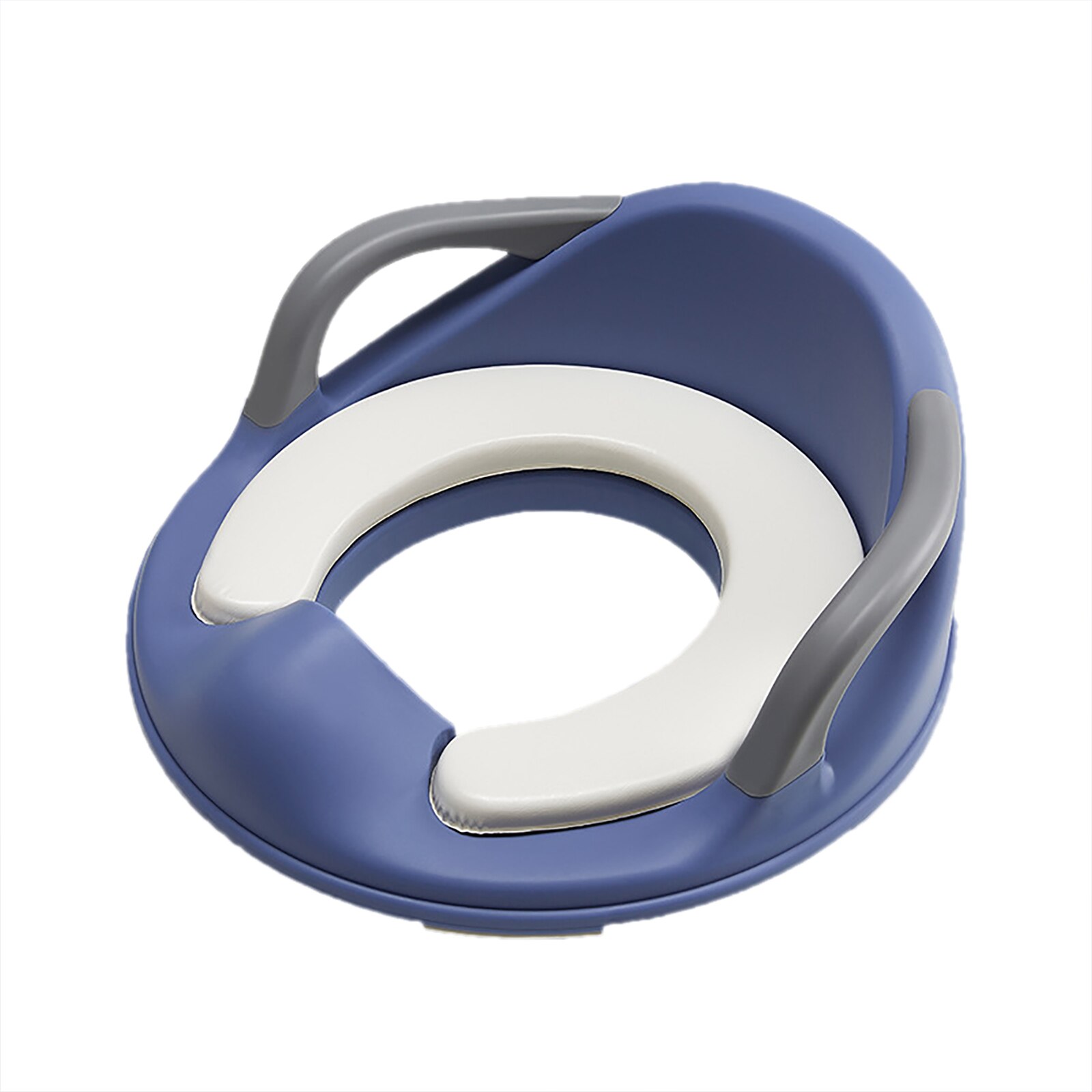 Baby Kinder Töpfchen Nicht-Slip Sitz Wc Sitz mit Abnehmbare Kissen Splash Schutz Kind Wc-sitz Wc Jungen mädchen: Blue PVC Cushion