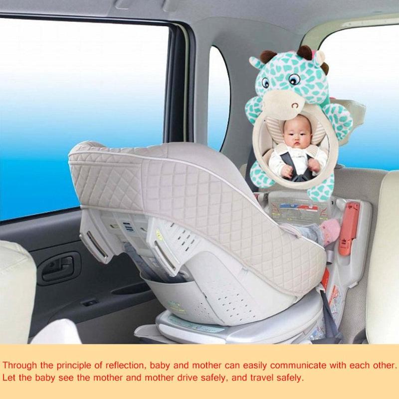 Bil bag skærm til baby sikkerhed bil bagsæde bakspejlesnit nyttige justerbare spejle mod spejle børn lille barn