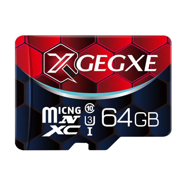 XGEGXE MicroSD 64GB 128GB 256GB Geheugenkaart Micro Sd-kaart 95 MB/s C10 TF Card Flash Drive voor Smartphone