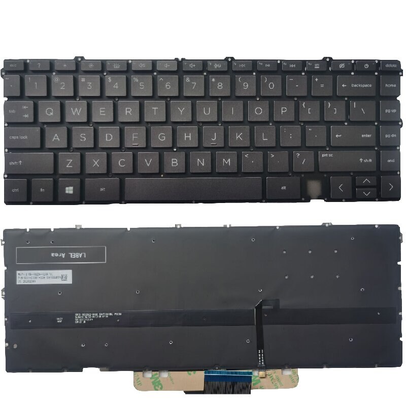 Laptop US Keyboard for HP ENVY X360 13-AY 13-AY0055AU TPN-C147 With Backlight