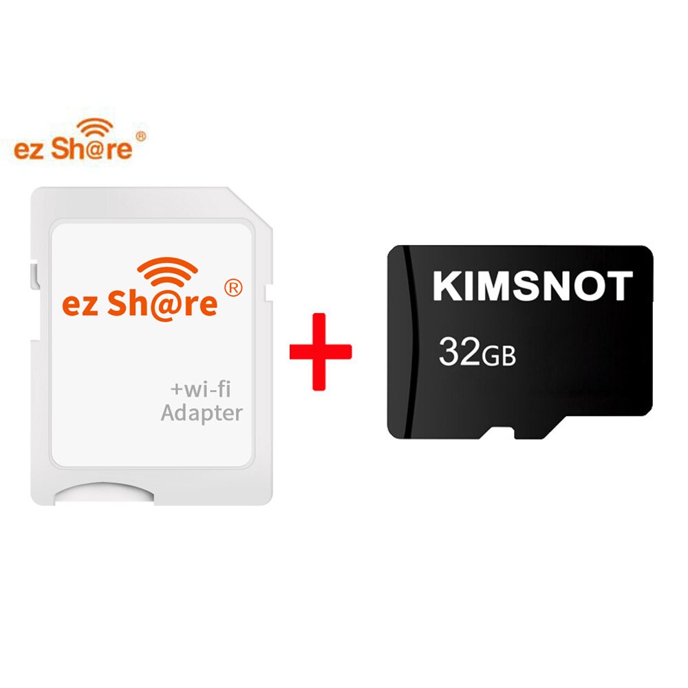 Kaart Voor Smartphone/Tv Ezshare 8Gb 16Gb Draadloze Wifi Sd Card Tf Microsd Kaart Naar Sd-kaart adapter Ondersteuning 8Gb 16Gb 32Gb Micro Sd