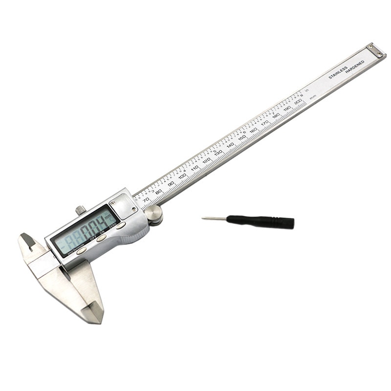 8" 200mm Digital Caliper Stainless Steel Digital LCD Caliper Vernier Caliper With Retail Box